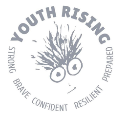 YOUTH RISING STRONG BRAVE CONFIDENT RESILIENT PREPARED trademark