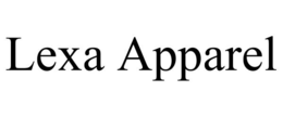 LEXA APPAREL trademark