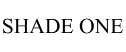 SHADE ONE trademark