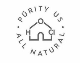PURITY US ALL NATURAL H O CL trademark