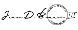 JAMES D. BONNER III PHOTOGRAPHY trademark