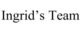 INGRID'S TEAM trademark