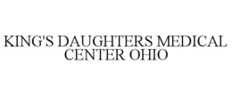 KING'S DAUGHTERS MEDICAL CENTER OHIO trademark