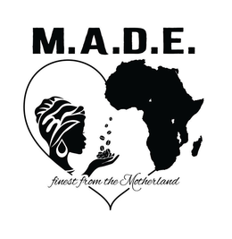 M.A.D.E. FINEST FROM THE MOTHERLAND trademark