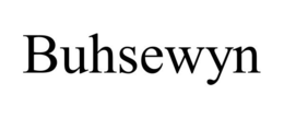 BUHSEWYN trademark