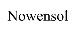 NOWENSOL trademark