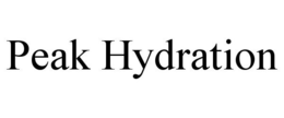 PEAK HYDRATION trademark