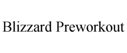 BLIZZARD PREWORKOUT trademark