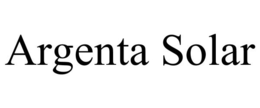 ARGENTA SOLAR trademark