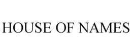 HOUSE OF NAMES trademark