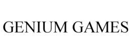 GENIUM GAMES trademark