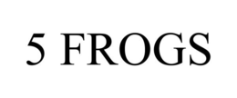 5 FROGS trademark