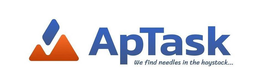 APTASK WE FIND NEEDLES IN THE HAYSTACK... trademark