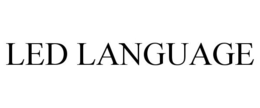LED LANGUAGE trademark