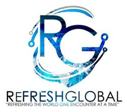 RG REFRESH GLOBAL "REFRESHING THE WORLD ONE ENCOUNTER AT A TIME" trademark