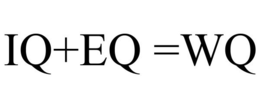 IQ+EQ =WQ trademark