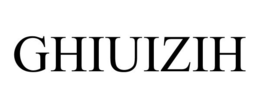 GHIUIZIH trademark