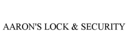 AARON'S LOCK & SECURITY trademark