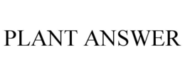 PLANT ANSWER trademark
