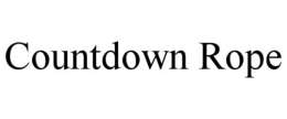 COUNTDOWN ROPE trademark