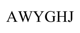 AWYGHJ trademark