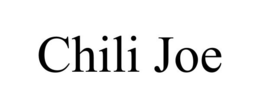 CHILI JOE trademark