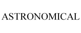 ASTRONOMICAL trademark