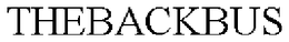 THEBACKBUS trademark