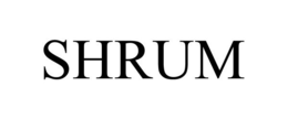 SHRUM trademark