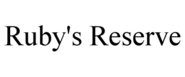 RUBY'S RESERVE trademark