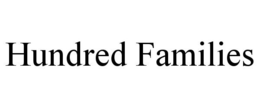 HUNDRED FAMILIES trademark