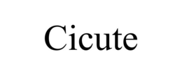 CICUTE trademark
