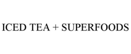 ICED TEA + SUPERFOODS trademark