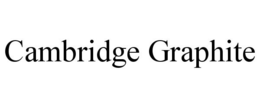 CAMBRIDGE GRAPHITE trademark
