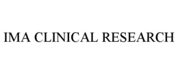 IMA CLINICAL RESEARCH trademark
