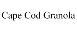 CAPE COD GRANOLA trademark