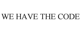 WE HAVE THE CODE trademark