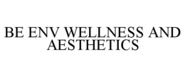 BE ENV WELLNESS AND AESTHETICS trademark