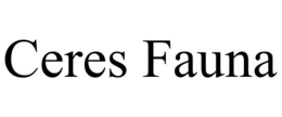 CERES FAUNA trademark