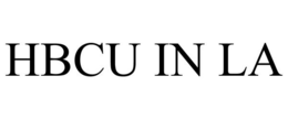 HBCU IN LA trademark