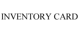 INVENTORY CARD trademark