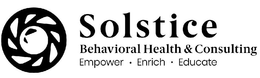 SOLSTICE BEHAVIORAL HEALTH & CONSULTING EMPOWER· ENRICH· EDUCATE trademark