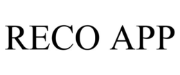 RECO APP trademark
