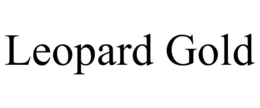 LEOPARD GOLD trademark