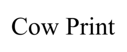 COW PRINT trademark