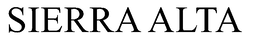 SIERRA ALTA trademark