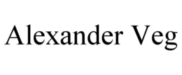 ALEXANDER VEG trademark