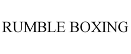 RUMBLE BOXING trademark