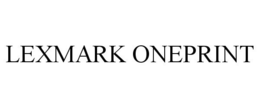 LEXMARK ONEPRINT trademark