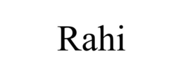 RAHI trademark